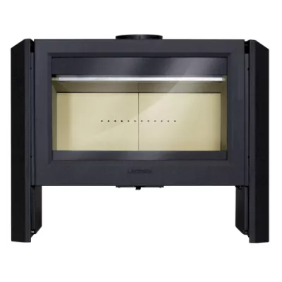 Po�le � bois Leon 12kW fonte Anthracite - LACUNZA R�f. 3000000078211