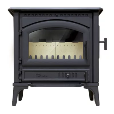 Po�le � bois Levante 10kW fonte Anthracite - LACUNZA R�f. 3000000117828