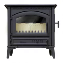 Poêle à bois Levante 10kW fonte Anthracite - LACUNZA Réf. 3000000117828