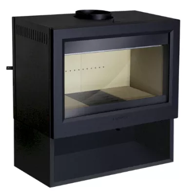 Po�le � bois Lugo 12kW fonte Anthracite - LACUNZA R�f. 3000001341345