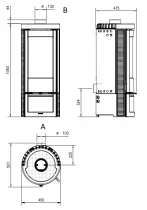 Po&ecirc;le &agrave; bois Marlena 7.5kW - LA NORDICA R&eacute;f. 7119350