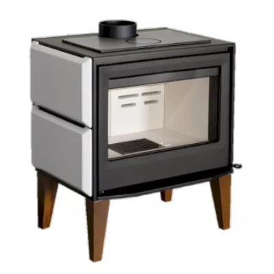 Po�le � bois Maule 7kW Anthracite - LACUNZA R�f. 3000001356851