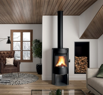 Poêle à bois NEOSEN raccordable Plus 8kW Noir - INVICTA Réf. P948836