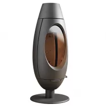 Poêle à bois ODE 10kW Anthracite - Invicta Réf.P914944