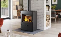 Poêle à bois OFEN 25 6.8kW Noir