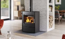 Poêle à bois OFEN 25 6.8kW Noir