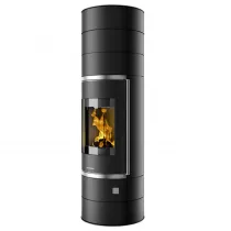 Poêle à bois Ostro (W+) 6.5kW acier Noir - ORANIER Réf. 568111