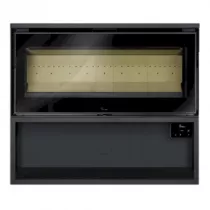 Poêle à bois Paris 1000 11kW acier Anthracite - LACUNZA Réf. 3000001350354