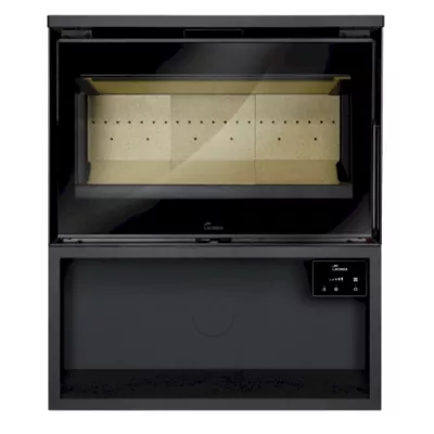Po�le � bois Paris 8kW acier Anthracite - LACUNZA R�f. 30000001341369
