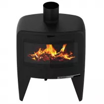 Poêle à bois Paul haut 10kW Noir - SUPRA Réf. FR9016000B