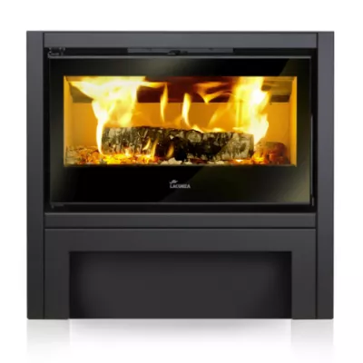 Po�le � bois Platinum 800 12.5kW acier Noir - LACUNZA R�f. 3000000128480