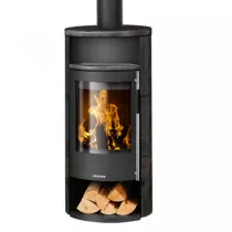 Poêle à bois Polar Neo 4 5.5kW acier Noir céramique Namib - ORANIER Réf. 556484