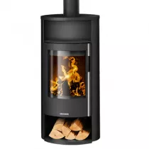 Poêle à bois Polar Neo 6 6.5kW acier Noir - ORANIER Réf. 556611