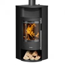 Poêle à bois Polar Neo Eck 6.5kW acier Noir - ORANIER Réf. 558611