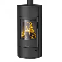 Poêle à bois Polar Neo Vantage W+ 6.5kW acier Noir - ORANIER Réf. 556711