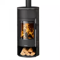 Poêle à bois Polar Neo W+ 8kW acier Noir céramique Namib - ORANIER Réf. 556984