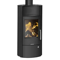 Poêle à bois Pori 5 5kW acier Noir - ORANIER Réf. 557511