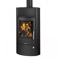 Poêle à bois Pori 7 6.5kW acier Noir - ORANIER Réf. 557711