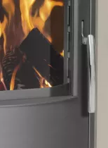 Poêle à bois Pori 7 6.5kW acier Noir - ORANIER Réf. 557711