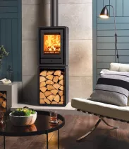 Po&ecirc;le &agrave; bois Riva2 40 Freestanding 4.9kW Noir mat - STOVAX R&eacute;f. 723-206