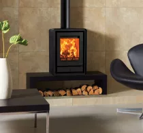 Po&ecirc;le &agrave; bois Riva2 40 Freestanding 4.9kW Noir mat - STOVAX R&eacute;f. 723-206