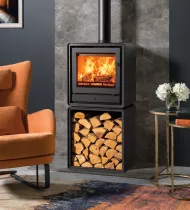 Po&ecirc;le &agrave; bois Riva2 50 Freestanding 5kW Noir mat - STOVAX R&eacute;f. 723-214