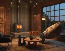 Po&ecirc;le &agrave; bois Riva2 50 Freestanding 5kW Noir mat - STOVAX R&eacute;f. 723-214