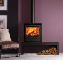 Po&ecirc;le &agrave; bois Riva2 50 Freestanding 5kW Noir mat - STOVAX R&eacute;f. 723-214