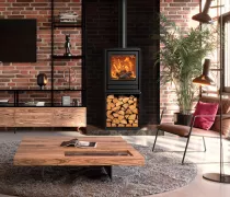 Po&ecirc;le &agrave; bois Riva2 55 Freestanding 5kW Noir mat - STOVAX R&eacute;f. 723-221