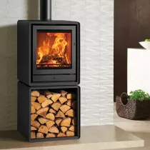Po&ecirc;le &agrave; bois Riva2 55 Freestanding 5kW Noir mat - STOVAX R&eacute;f. 723-221