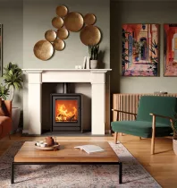 Po&ecirc;le &agrave; bois Riva2 55 Freestanding 5kW Noir mat - STOVAX R&eacute;f. 723-221