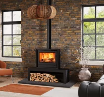 Po&ecirc;le &agrave; bois Riva2 66 Freestanding 8.1kW Noir mat - STOVAX R&eacute;f. 723-235