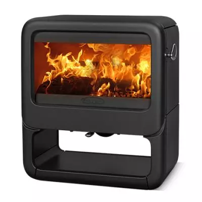 Po�le � bois Rock 9kW fonte laqu�e Noir - DOVRE R�f. ROCK500WB/B