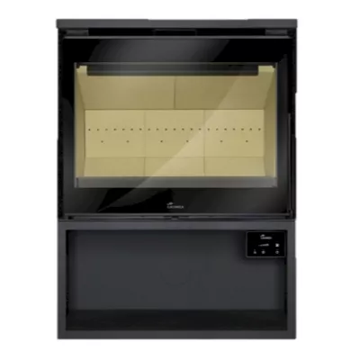 Po�le � bois Roma 700 10kW acier Anthracite - LACUNZA R�f. 30000021170000