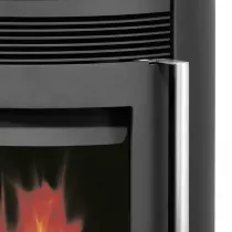 Poêle à bois Rota Top 2.0 5.5kW acier Noir - ORANIER Réf. 579350