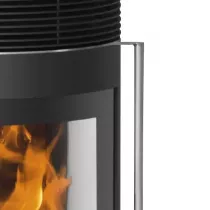 Poêle à bois Rota Tre 2.0 5.5kW acier Noir - ORANIER Réf. 579410