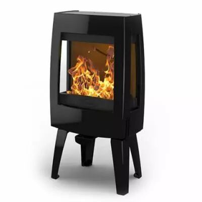 Po�le � bois Sense 7kW fonte laqu�e Noire - DOVRE R�f. SENSE103