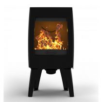 Poêle à bois Sense 7kW fonte laquée Noire - DOVRE Réf. SENSE103
