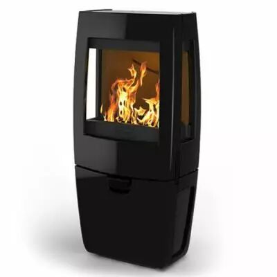 Po�le � bois Sense 7kW fonte laqu�e Noire - DOVRE R�f. SENSE203