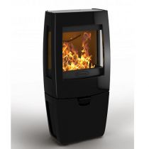 Poêle à bois Sense 7kW fonte laquée Noire - DOVRE Réf. SENSE203