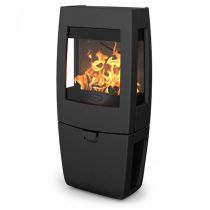 Poêle à bois Sense 9kW fonte laquée Noire - DOVRE Réf. SENSE403