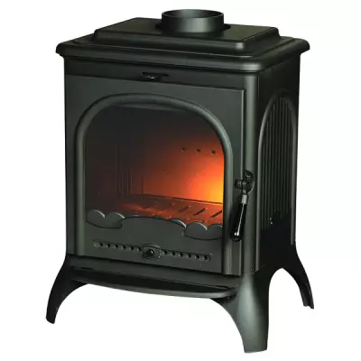 Po�le � bois S�ville 2 7kW Anthracite - INVICTA R�f. 6192-44