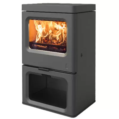 Po�le � bois Skye 5 5kW sur b�cher - CHARNWOOD R�f. 009/SKYE05SS