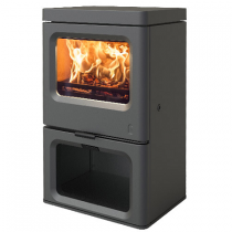 Poêle à bois Skye 5 5kW sur bûcher - CHARNWOOD Réf. 009/SKYE05SS