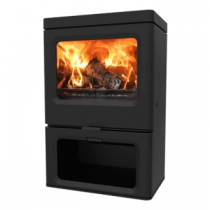 Poêle à bois SKYE 7kW sur bûcher - CHARNWOOD Réf. 009/SKYE07SS