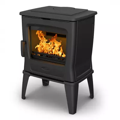 Po�le � bois TAI 9kW fonte laqu�e Noir - DOVRE R�f. TAI35WT