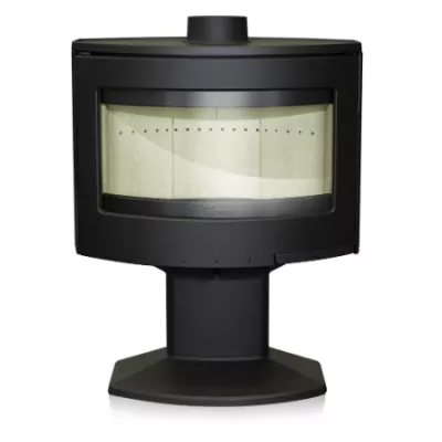 Po�le � bois Tarbes 6kW fonte Anthracite - LACUNZA R�f. 3000000132692