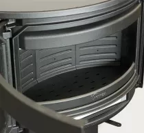 Poêle à bois Tarbes 6kW fonte Anthracite - LACUNZA Réf. 3000000132692