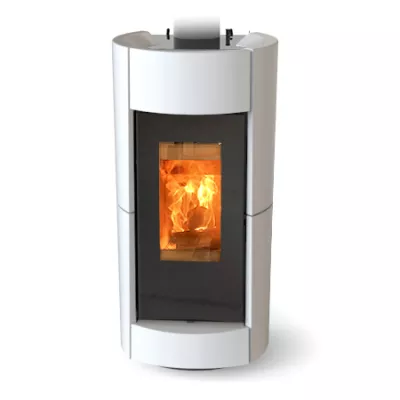 Po�le � bois Thermorossi Chic Evo Wood 10.1kW Blanc