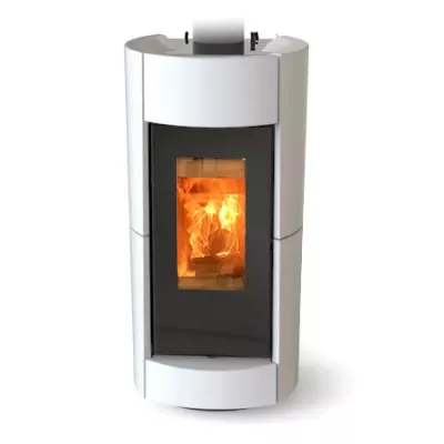 Po�le � bois Thermorossi Chic Evo Wood 10.1kW Blanc